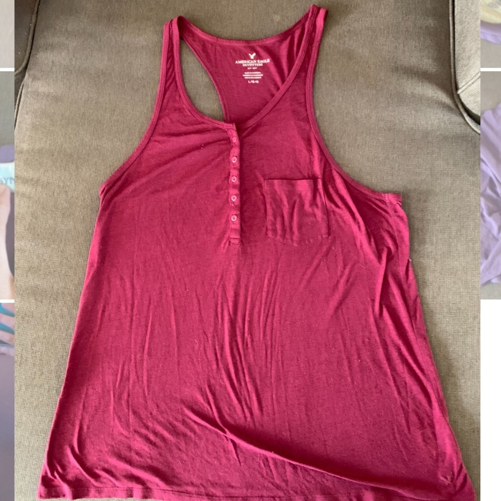Maroon Ae Tank - image 1